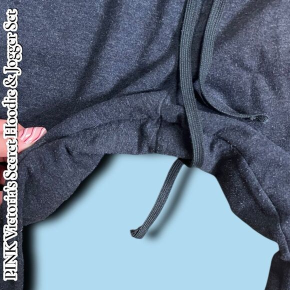 Pre-Owned PINK Victoria’s Secret Hoodie & Jogger Set – XS / M - Picture 8 of 10